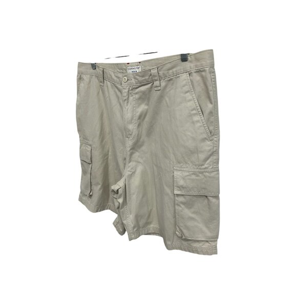 Covington Mens Beige Cargo Shorts With Pockets Size 42 Cotton - Picture 3 of 9